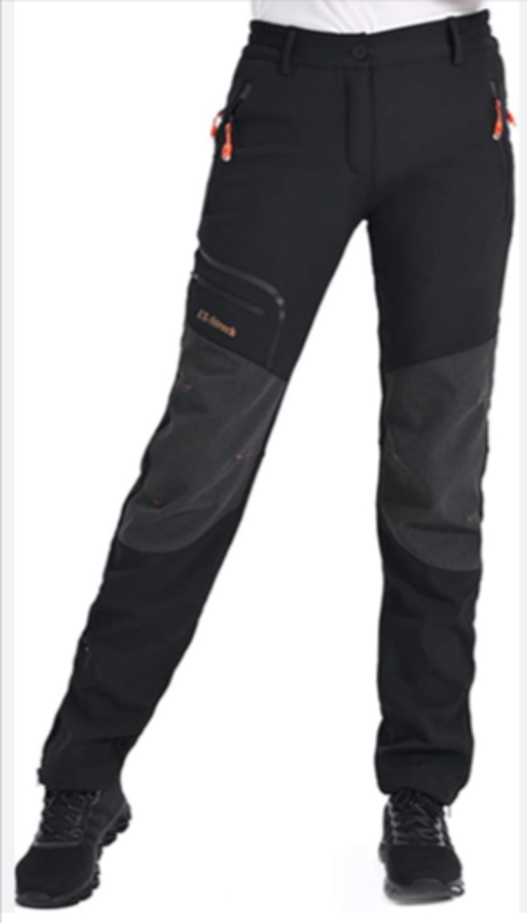 Postropaky Snow Pants 6 Short Womens Slim Leg Stretch Gray